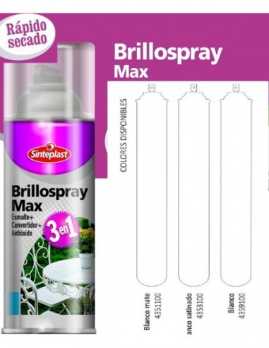 Aerosol    240 Cc   Blanco                                3en1   Brillospray  Max