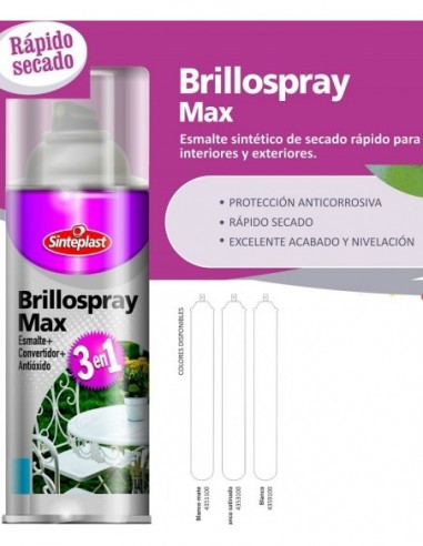 Aerosol    440 Cc   Blanco  Satinado          3en1   Brillospray  Max