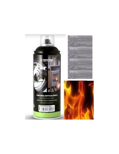 Aerosol   " Mtn  "    Alta Temp. 600°   Plata    400 Ml   Industrial  " Montana "    Baja Presion   **sin Cambio**