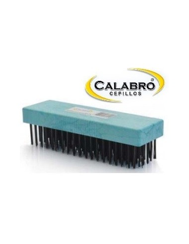 Cepillo  De  Acero   Rectangular  Pvc    6  * 19    " Calabro "  Nacional