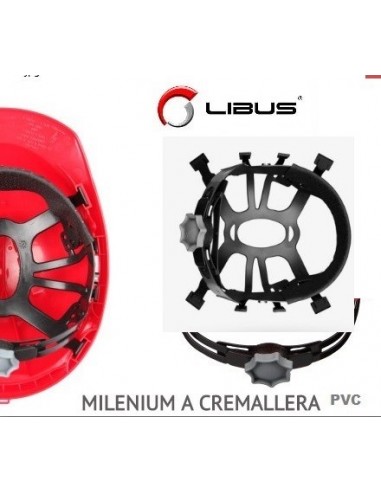 Casco  " Libus "  **  Arnes  Cremallera  Pvc  * Solo Arnes  Para  Milenium 