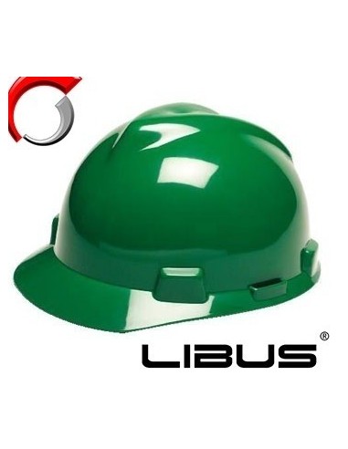 Casco  " Libus "  Milenium  Class  Verde  -        Con Arnes -- * Iram 3620 Tipo 1-clase B