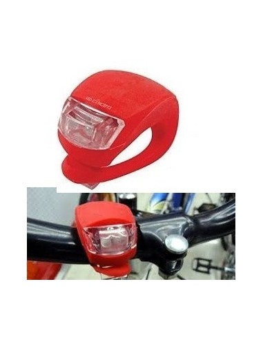 Luz  Para Bicicletas  Flex.  Silicona  * 2 Un. + 2 Pilas  Cr2032  Lithium       Ref. Bg-105 