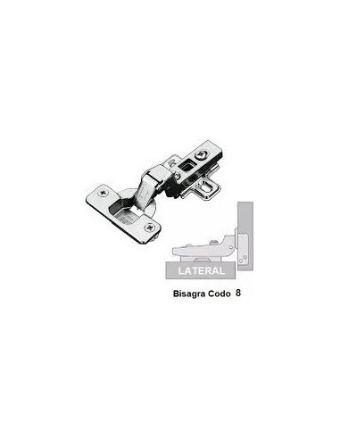 Bisagra      Codo / Cazoleta   26 Mm  Chica   Codo  8      P/ Muebles    C8h2