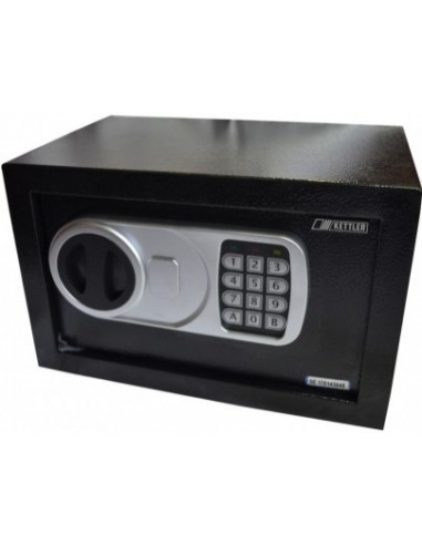 Caja   De  Seguridad     Digital   Grande  " Kettler " ( Fr 34 - Al 24 - An 22 Cm )  Con  Llave  Adicional