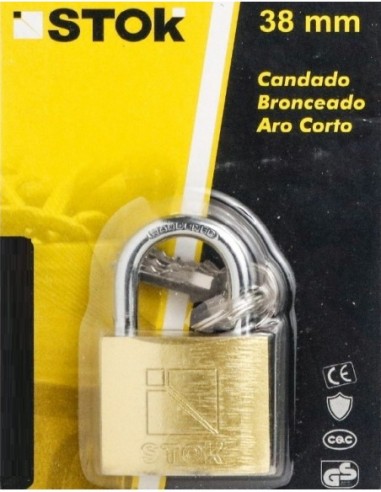 Candado     Bronceado    "   * Stok  "      38 / 40  Mm