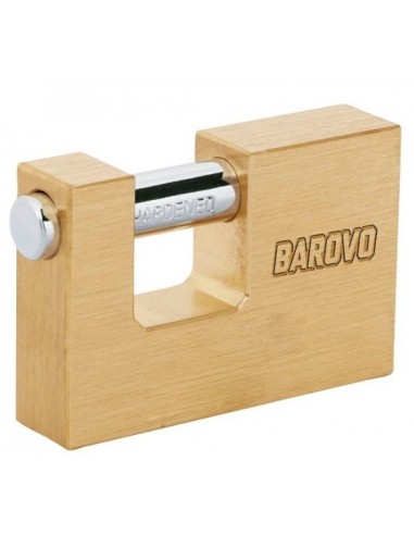 Candado   Perno    Horizontal   80 Mm     " Barovo "  3 Llaves Yale