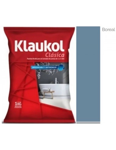 Pastina  Impermeable   Gris Azulado  -  * Boreal     1 Kg       " Klaukol "        