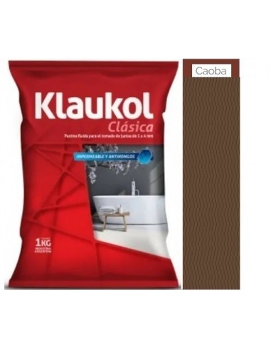 Pastina  Impermeable   Marron   -       * Caoba            1 Kg       " Klaukol "        