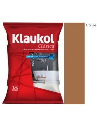 Pastina  Impermeable   Marron Claro   - * Cobre     1 Kg       " Klaukol "        