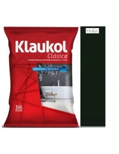 Pastina  Impermeable   Negra   -         * Hulla        1 Kg       " Klaukol "        