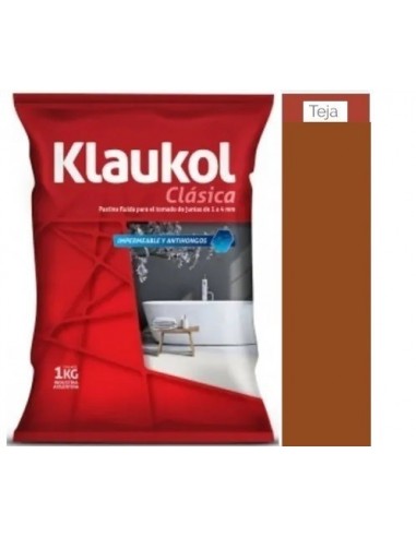 Pastina  Impermeable   Teja   -             * Teja           1 Kg       " Klaukol "        