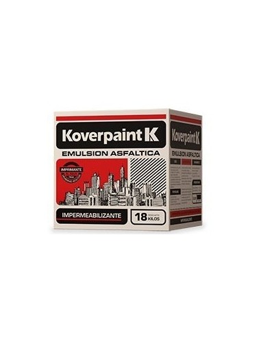 Pintura  Asfaltica  Emulsion     4  Kg   " Koverpaint "   Kartonsec