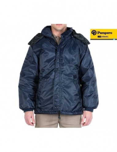 Campera     *  Traker  Termica     M     * Azul    Anorak C/ Capucha   " Pampero "  Ind. Arg. 