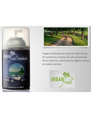 Aromatizador   Repuesto  Fragancia  " Angelus "        " Urban Fresh "      185 Gr - 270 Ml 