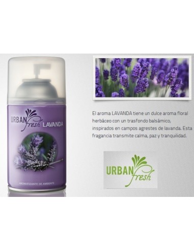 Aromatizador   Repuesto  Fragancia  " Lavanda "         " Urban Fresh "      185 Gr - 270 Ml 