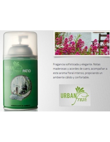 Aromatizador   Repuesto  Fragancia  " Patio "              " Urban Fresh "      185 Gr - 270 Ml 