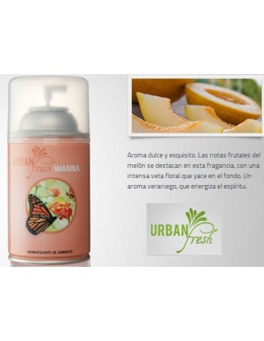 Aromatizador   Repuesto  Fragancia  " Wanna "            " Urban Fresh "      185 Gr - 270 Ml 