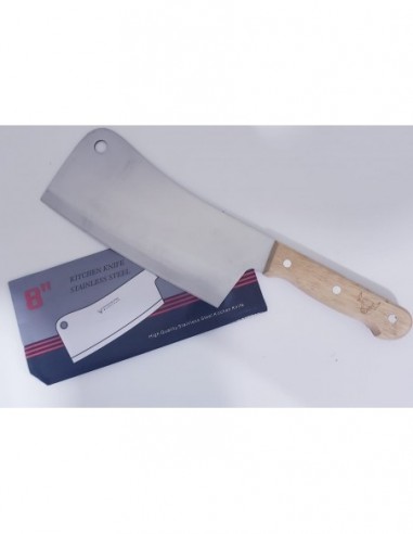 Cuchillo     Hachuela    Hoja 5 Mm *   18  Cm    " Kitchen Knife "  