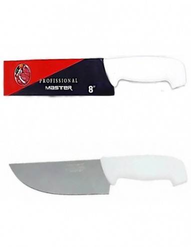 Cuchillo   Mango   Blanco      8"  - 20     Cm    " Master  - Idem Tramontina " 