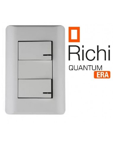 Llave    De  Luz   2 Interruptor ó Punto     * Quantum Era   *bl         10 A    " Richi "     Ind. Arg. 