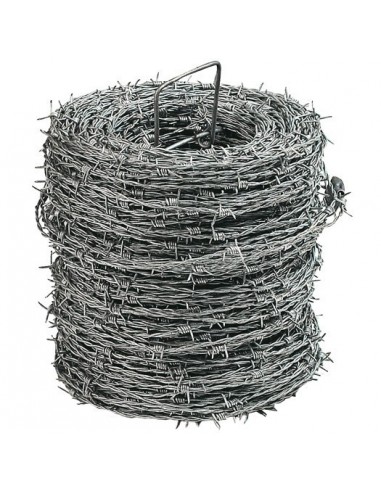 Alambre    De  Puas  Galvanizado *     50 Mts -  2.5  Kgr. 