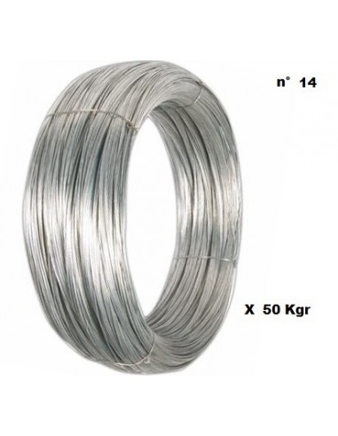 Alambre    Galvanizado  N° 14 - 2,03 Mm      * Rollo  2 Kg   