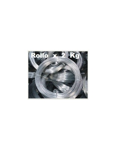 Alambre    Galvanizado  N° 18 - 1,025 Mm    * Rollo  2 Kg   