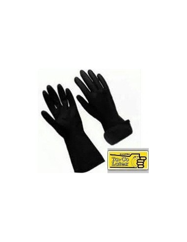 Guantes   De  Latex   Indus   Largo   35 Cm   Nº  8       " Tacolatex  "   Iind.  Arg.