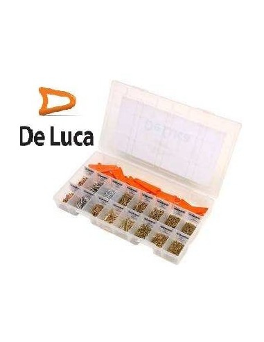 Clavo    Caja   Ordenadora  Nº 2   Con  Clavos  Varios  De  Bronce    "de Luca"   