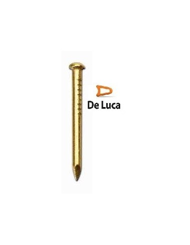 Clavo  Bronce  Cab  Redonda      0,8  X  10 Mm     X  500 Un   "de Luca"   