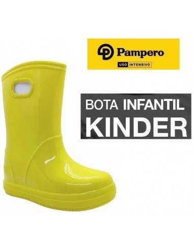 Botas  " Pampero "   Kinder  Amarillo    Nº 27 / 28      " Pampero  "      Ind. Arg.