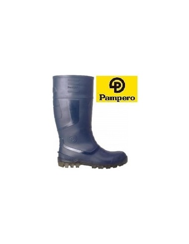 Botas  " Pampero "   Puntera  De  Acero    Nº 40   Azul " Jobmaster Ii "      Ind. Arg.