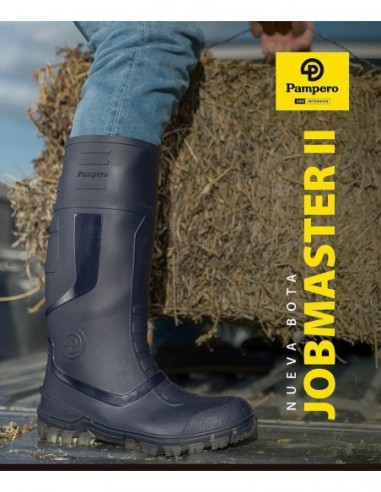 Botas  " Pampero "   Puntera  De  Acero    Nº 41   Azul " Jobmaster Ii "      Ind. Arg.