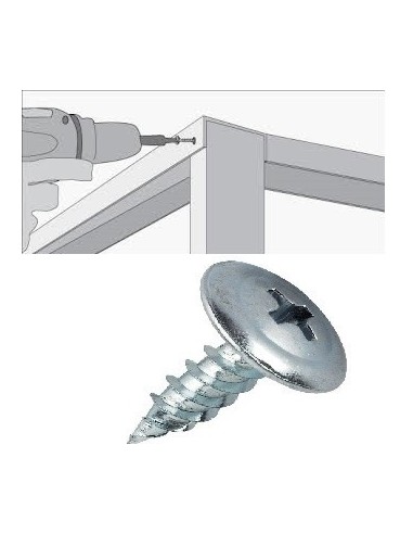 Tornillo    Autoperf   "tel - Dry "   T1  Aguja    8  X   9/16 "   ( 4,2 X 14   Mm) Zn  Caja  200 Unid   P/ Perfiles * Raptor