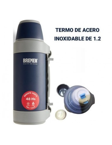 Termo  De  Acero  1,2 Lts   24 Hs    * Bremen®  Exterior  Bimaterial