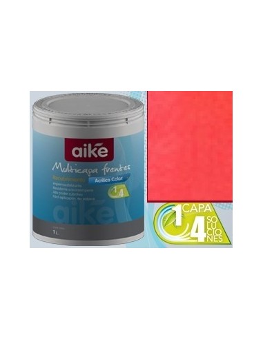 Latex  Color  Bermellon  Vivo               1  Lts    " Int - Ext - Multicapa -  Aike "      Best - Paint* Promo 