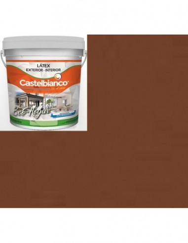 Latex  Color  Bermellon  Teja               4  Lts   * Eco  Hogar   " Int - Ext - Castelbianco "    