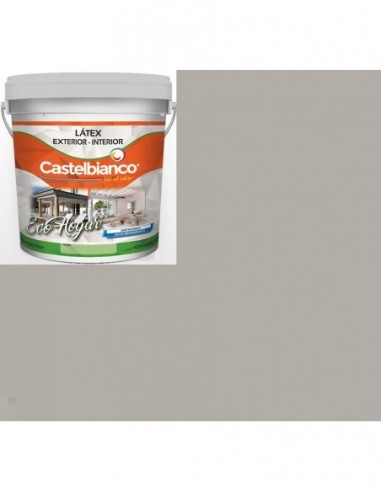 Latex  Color  Gris  Hielo                        20  Lts   * Eco  Hogar   " Int - Ext - Castelbianco "    