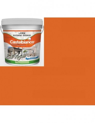 Latex  Color  Naranja                               4  Lts   * Eco  Hogar   " Int - Ext - Castelbianco "   