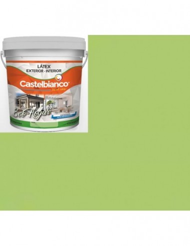 Latex  Color  Verde  Manzana                4  Lts   * Eco  Hogar   " Int - Ext - Castelbianco " 