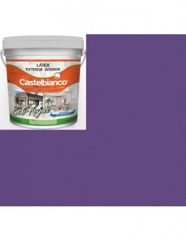 Latex  Color  Violeta                                4  Lts   * Eco  Hogar   " Int - Ext - Castelbianco "   