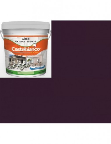 Latex  Color  Violeta  Uva                       4  Lts   * Eco  Hogar   " Int - Ext - Castelbianco "        