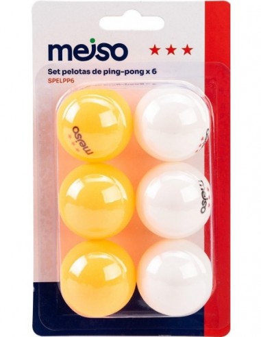 Pelotas  De   Ping  Pong    Jgo * 6 Unid   "  Meiso "