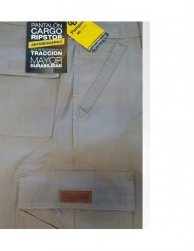 Pantalon  " Ristop "   Cargo    Beige   Tª 42      " Pampero  "   *antidesgarro  * Alpargatas