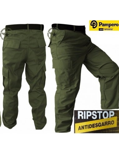 Pantalon  " Ristop "   Cargo    Verde   Tª 44      " Pampero  "   *antidesgarro  * Alpargatas