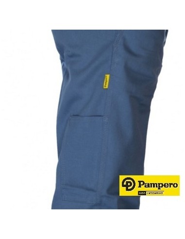 Pantalon Trabajo Azul Aero T 40 Pampero Original Grafa