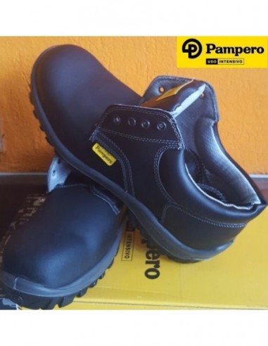 Zapato   Seguridad  Flor   C/p   Pu Bid    Nª  44    " Pampero Uso Intensivo  1609 ó P95dn "