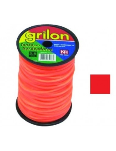 Tanza Nylon P/bordeadora  1,5mm  "grilon"      Cuadrada  * 1 Kg.-410 Mts