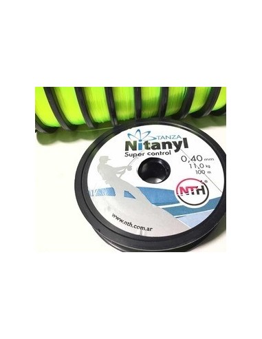 Tanza P/ Pesca   0,50 Mm  Verde              " Nitanyl "  * 100 Mt.